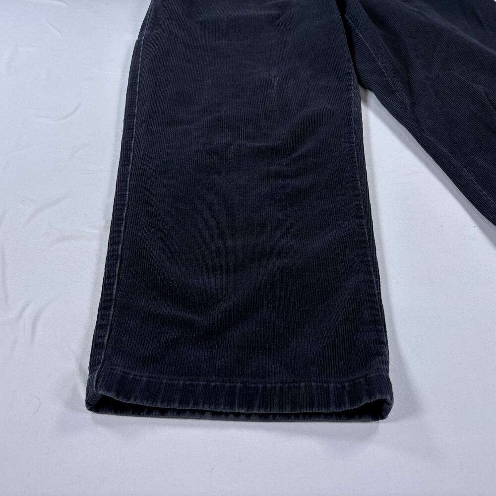 Vintage 90s LL Bean Corduroy Pants Curvy Fit Womens Pants Navy Blue Size 12 - Picture 10 of 16